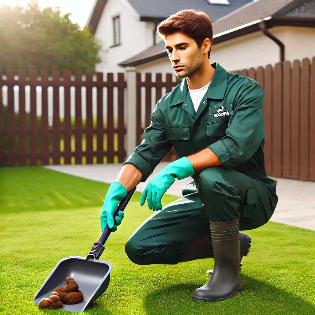 Lortskopning i trädgård.