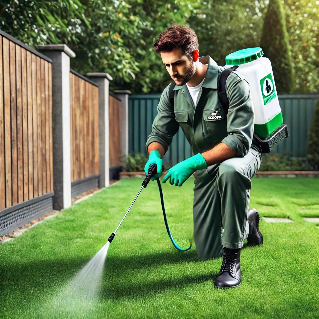 Sanering i trädgården.