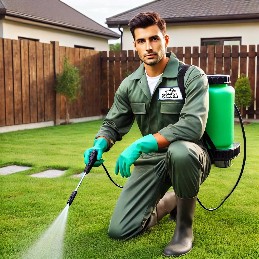 Sanering i trädgården.