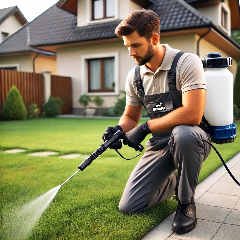 Sanering i trädgården.